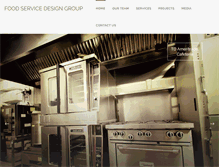 Tablet Screenshot of foodservicedesigngroup.com